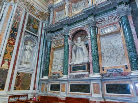Rome, Italy - May 03, 2014: The famous Basilica of Santa Maria Maggiore at Rome, Italy on May 03,...