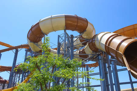Belek, Antalya, Turkey - May 15, 2021: The Land of Legends theme park in Belek. Magicone adventure