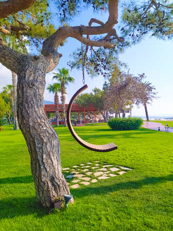 Beldibi, Kemer, Antalya, Turkey - May 11, 2021: The view of Rixos Beldibi hotel 5 stars at Beldibi, Kemer, Antalya, Turkey on May 11, 2021のeditorial素材