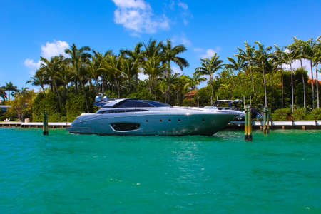 Miami, USA - April 24, 2022: Luxurious mansion in Miami Beach, florida at USA on April 24, 2022のeditorial素材