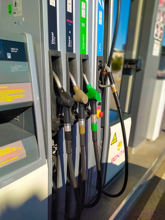 Varna, Bulgaria - September 13, 2022: Benita gas station Varna, Bulgaria on September 13, 2022
