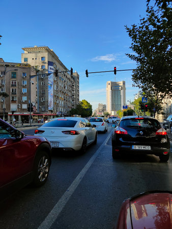 Bucharest, Romania - September 25, 2022: The newly renamed Grand Hotel Bucharest, former...