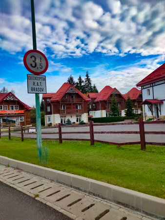 Poiana Brasov, Romania - September 26, 2022: Monterai resort at Poiana Brasov, Romaniaのeditorial素材