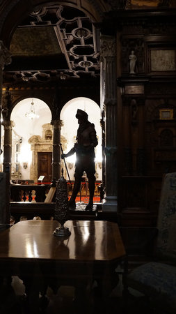 Sinaia, Romania - December 31, 2022: The rich interior of the Peles castle in Sinaia, in Romaniaのeditorial素材