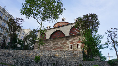 View of Tophane-I Amire Culture and Art Center by architect Sinan, Istanbul at Turkiyeの写真素材