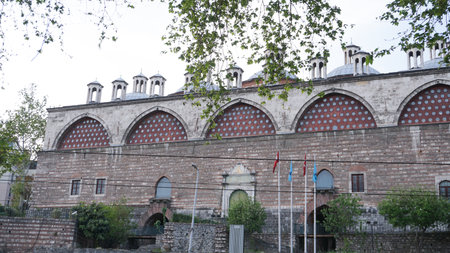 View of Tophane-I Amire Culture and Art Center by architect Sinan, Istanbul at Turkiyeの写真素材
