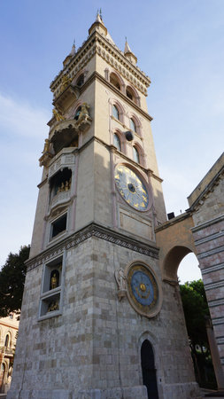 Messina. Sicily. Church of the Madonna di Montalto. The Basilica is located on the hill Caperino and is visible from almost everywhereの写真素材