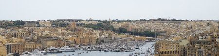 Valetta, Malta - waterfront on the Grand Harbor
