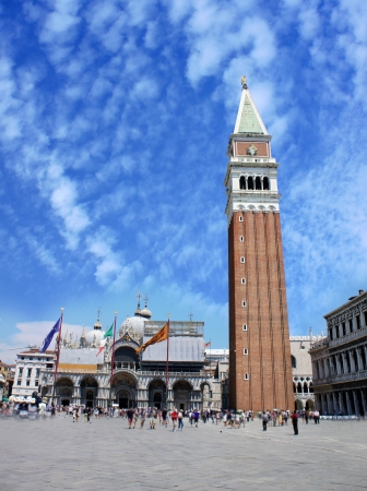 San Marco square  Venice Italy    のeditorial素材