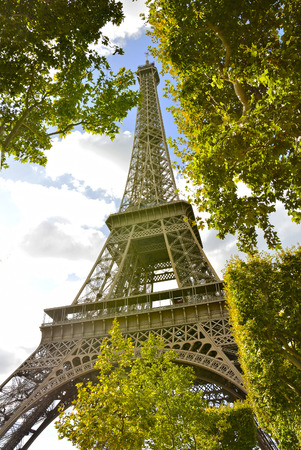 The Eiffel Tower, Paris, Franceの写真素材