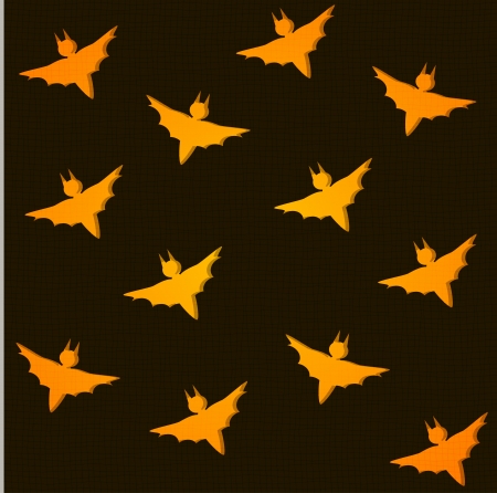 seamless vector  background for halloween  with batsのイラスト素材