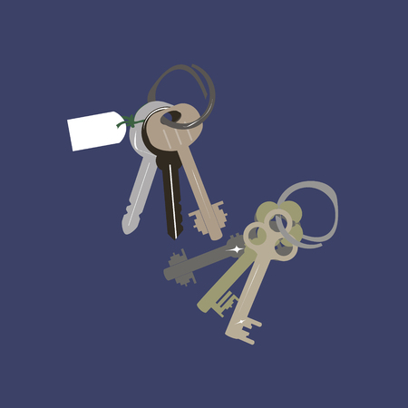 house key vector iconのイラスト素材