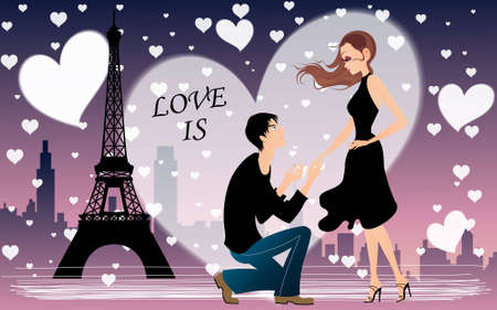 romantic illustrationのイラスト素材