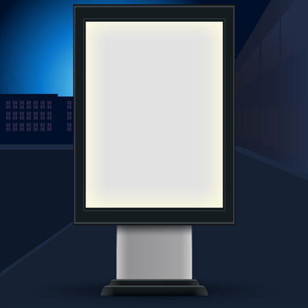 Vertical billboardのイラスト素材