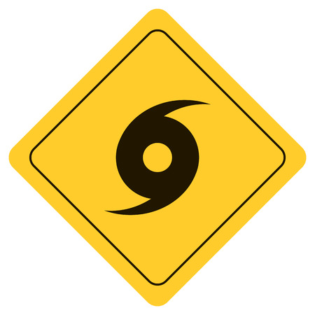 Hurricane Warning Signのイラスト素材