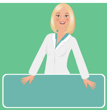 Pharmacist vector illustration.のイラスト素材