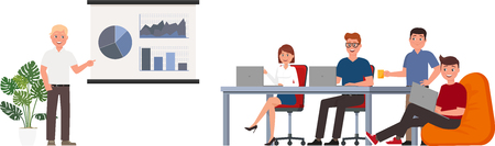 Vector illustration is drawn by shape.のイラスト素材