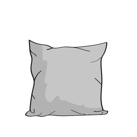 Decorative pillow icon. Simple vector illustration.のイラスト素材
