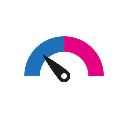 Indicator icon. Simple vector illustration on a white background.