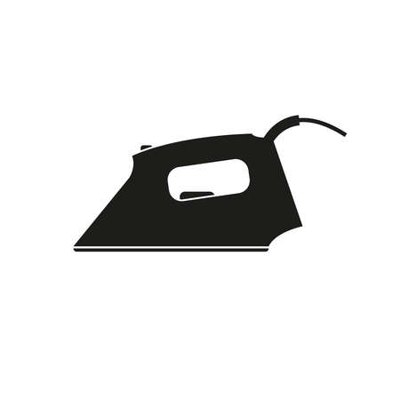 iron icon. Simple flat vector illustration on a white background.のイラスト素材