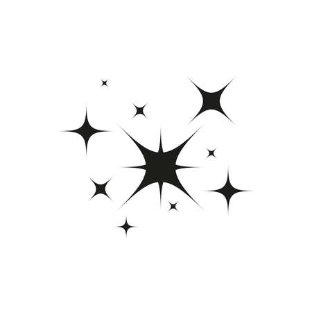 The icon of the stars. Simple flat vector illustration on a white background.のイラスト素材
