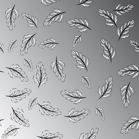 Abstract seamless structure with feathers of birdsのイラスト素材