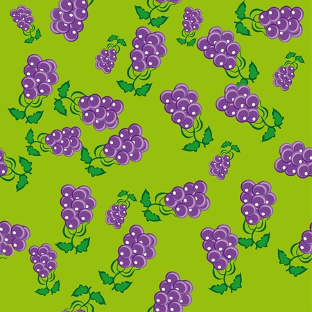 abstract pattern with grapes. illustration.のイラスト素材