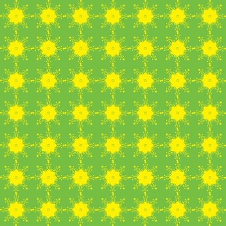 abstract pattern with flowers. illustration.のイラスト素材