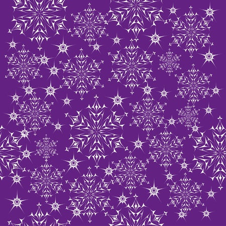 winter background with snowflakes. illustrationのイラスト素材
