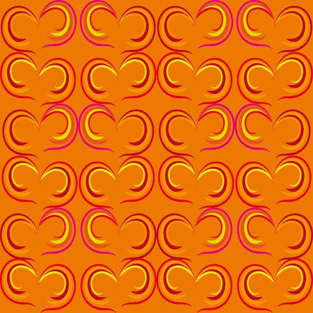 abstract pattern with hearts. Illustrationのイラスト素材