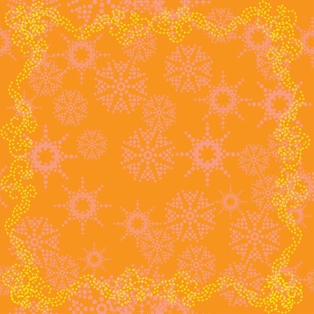 winter background with snowflakes. illustrationのイラスト素材