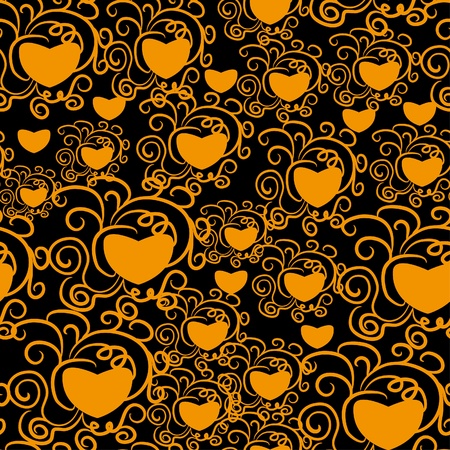 abstract love seamless patternのイラスト素材