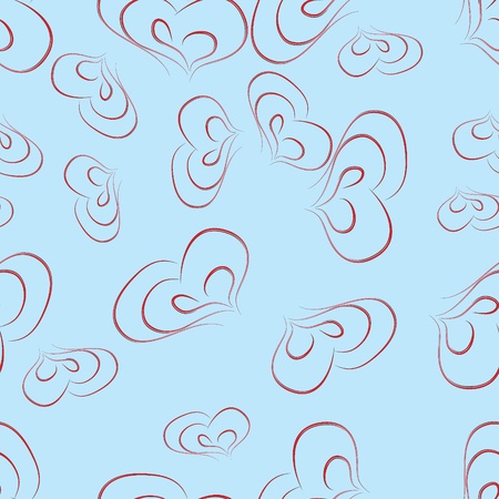 abstract love seamless pattern wiyh hearts