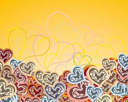 love background, frame for the holidayのイラスト素材