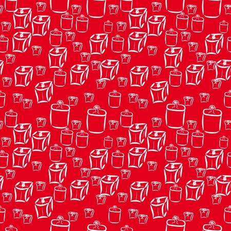 seamless texture with gifts, surprisesのイラスト素材