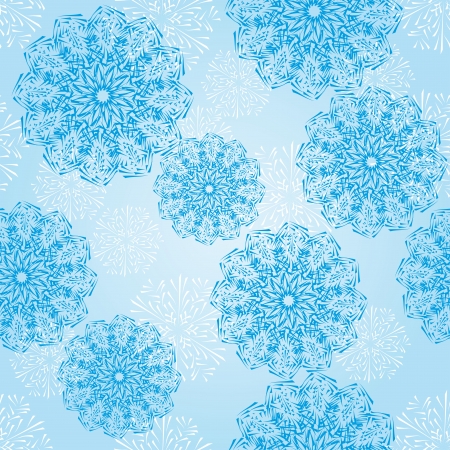 seamless background with winter snowflakes for your designのイラスト素材