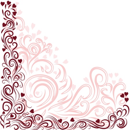 love background, frame for the holidayのイラスト素材