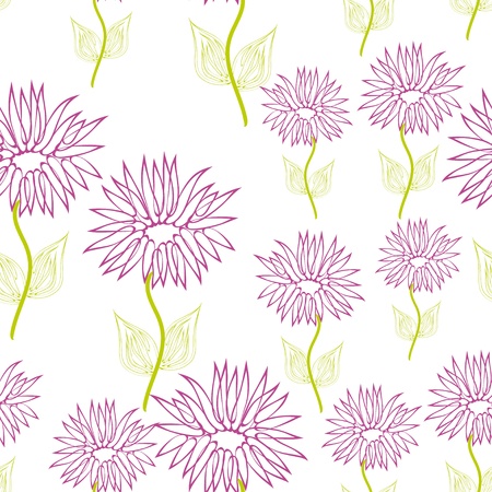 flower background. Seamless textureのイラスト素材