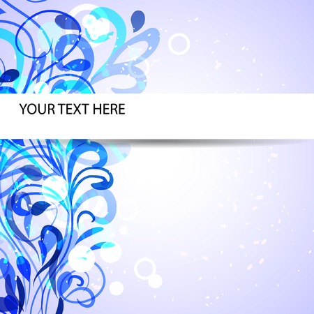 abstract background with blue elements branch  のイラスト素材