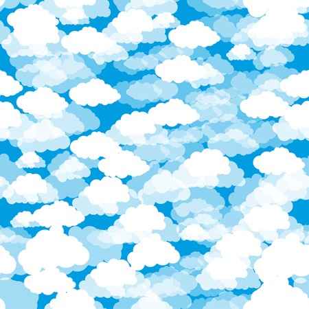 seamless texture with clouds of different transparency. Basis for your designのイラスト素材