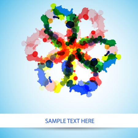 colorful abstract flower. Eps 10のイラスト素材