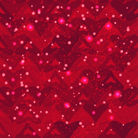 abstract background with heartsのイラスト素材