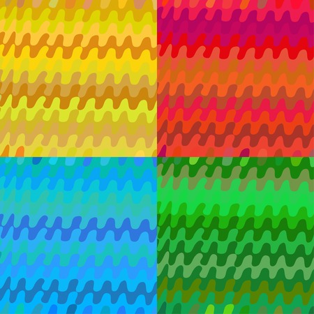 set of abstract background with waves