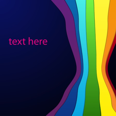 background with a rainbow. のイラスト素材