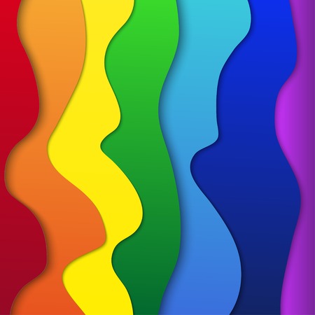 background with a rainbow. のイラスト素材