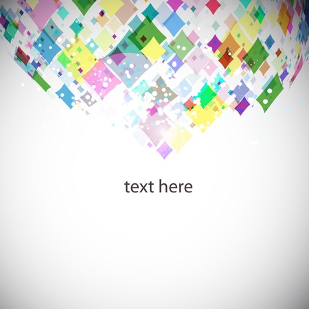 bright frame with colors rhombus. Vector decorate geometric background for your presentationのイラスト素材