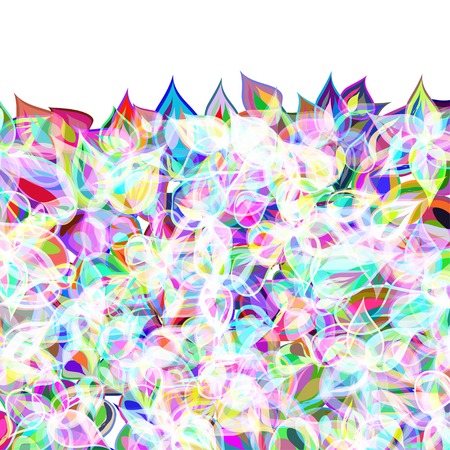 background with colors flowersのイラスト素材