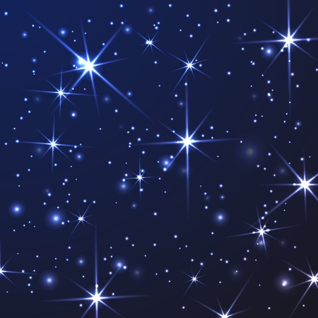 abstract light background with starsのイラスト素材