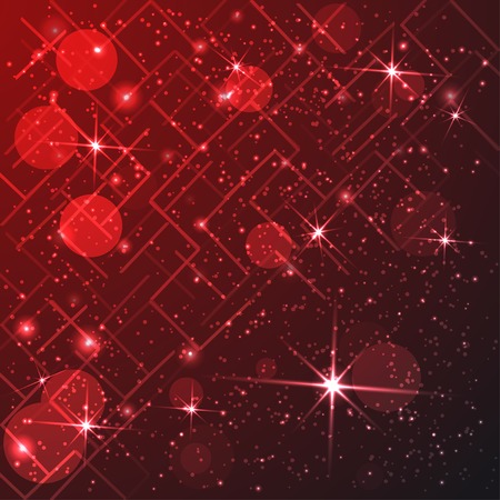 abstract red geometry backgroundwith light effect  for your designのイラスト素材