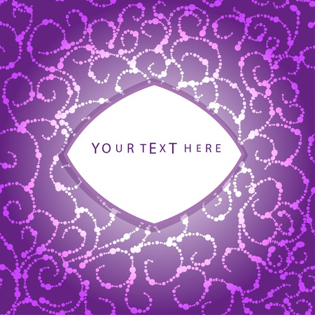 abstract seamless pattern with banner for your textのイラスト素材